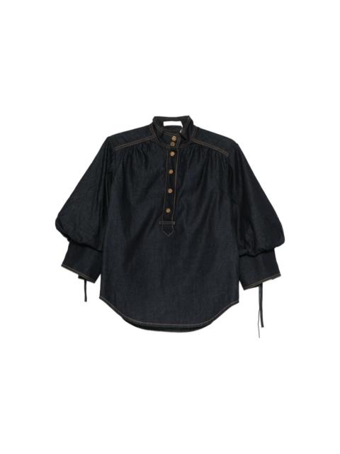 Zimmermann BILLOW DENIM SHIRT