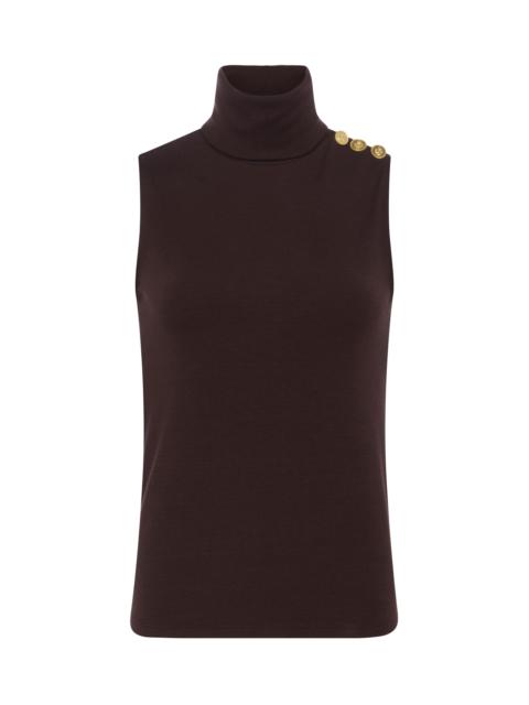 L'AGENCE Ceci Sleeveless Turtleneck