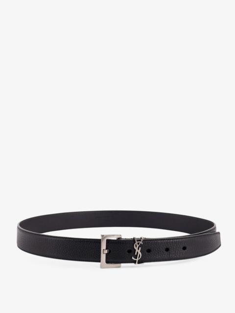 SAINT LAURENT Saint Laurent Men Leather Belt