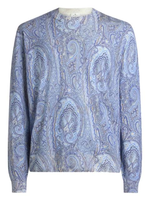 Etro floral arnica motif sweater