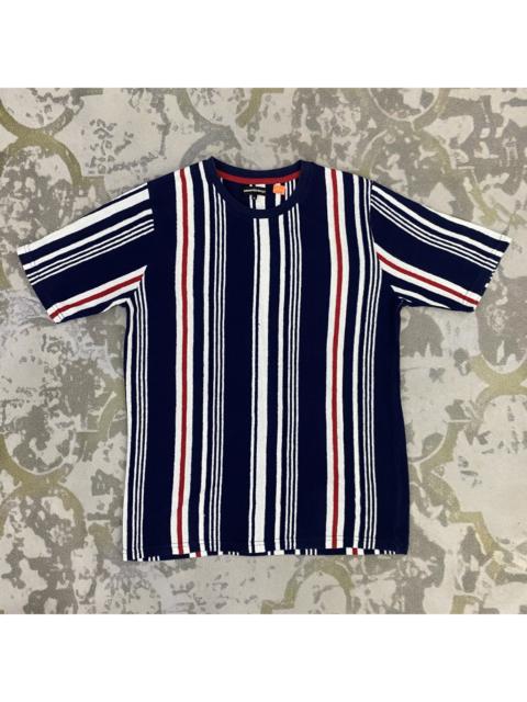 Other Designers Japanese Brand - Stripe T-shirt In Navy,Red & White