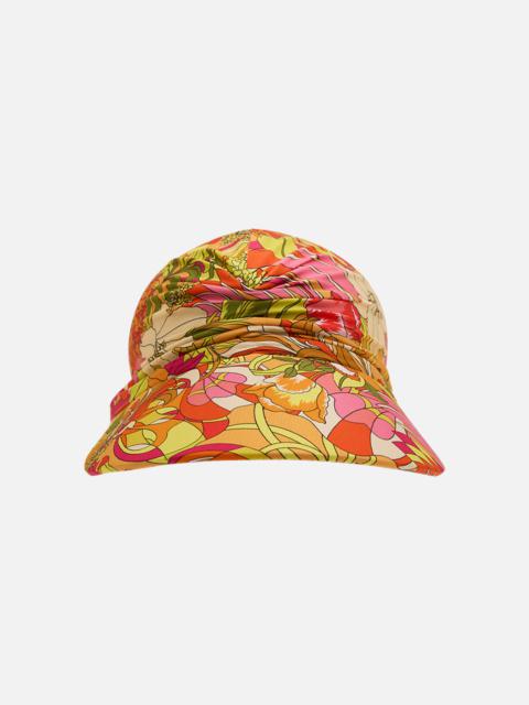 CAMILLA RUCHED BEACH HAT