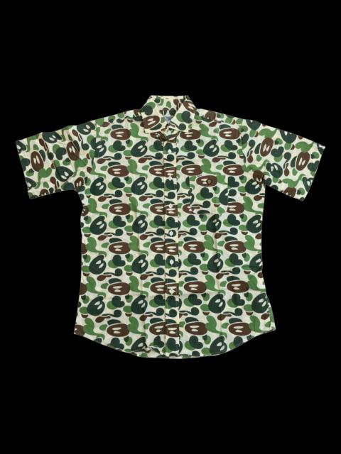 A BATHING APE® OG Bape Baby Milo Green Camo Shirt