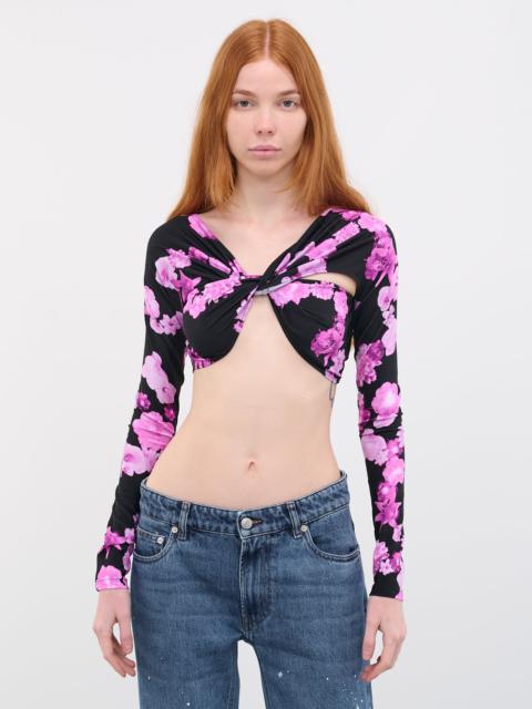 COPERNI Floral Draped Top
