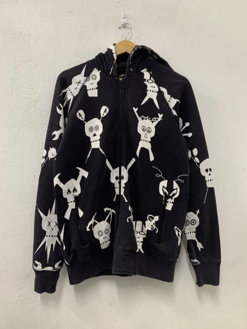 Stüssy Stussy Futura Zipper Hoodie Distressed