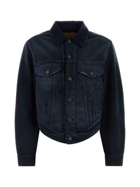 BALENCIAGA Balenciaga Women Dark Blue Denim Jacket