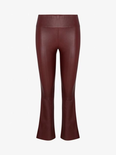 SPRWMN PINOT LEATHER CROP FLARE