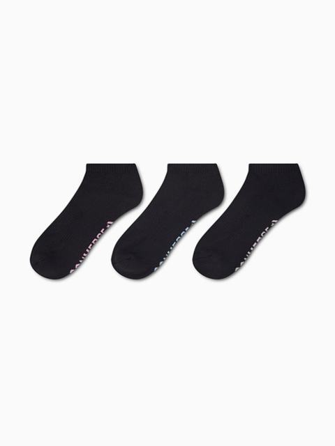 Converse 3-Pack Wordmark Low Socks