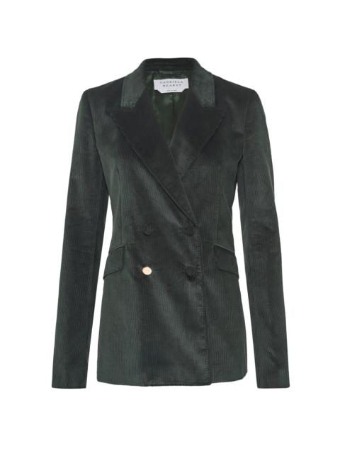 GABRIELA HEARST Angela Blazer in English Green Sea Island Cotton Corduroy