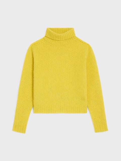 CELINE turtleneck sweater IN SHETLAND WOOL