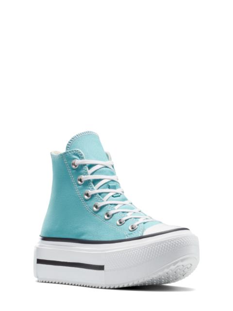 Converse Converse Gender Inclusive Chuck Taylor All Star Lift Canvas High Top Platform Sneaker in Deja Blue/W
