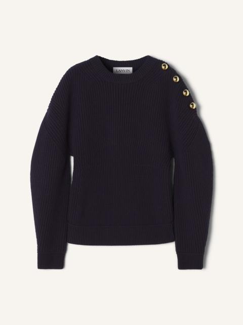 Lanvin WOOL RIBBED SWEATER