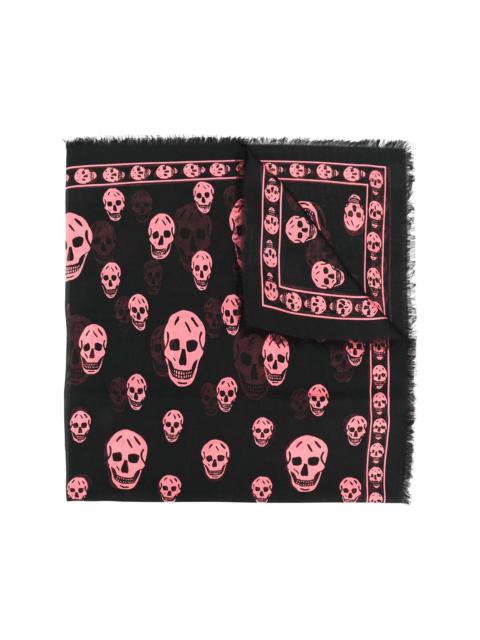 skull print scarf