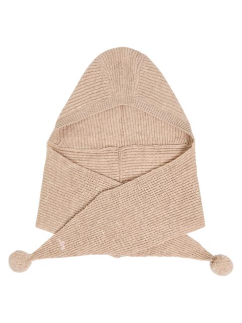 DAMSON MADDER. Damson Madder Pom-pom Knit Hood