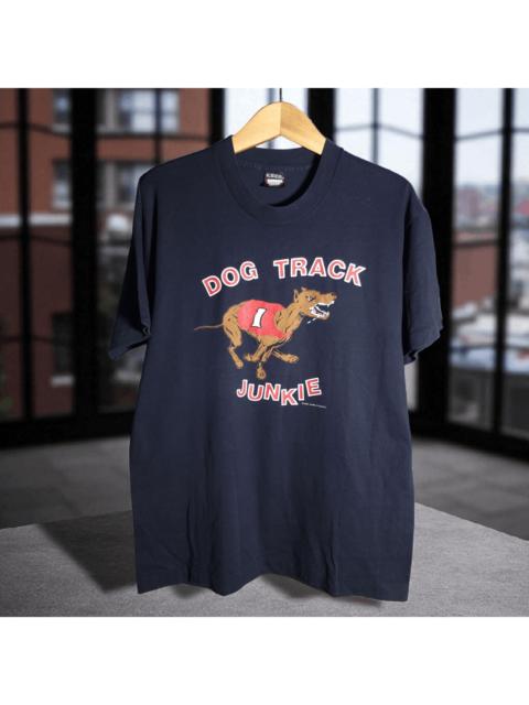 Other Designers Vintage 1985 Dog Track Junkie tees screen stars shirt