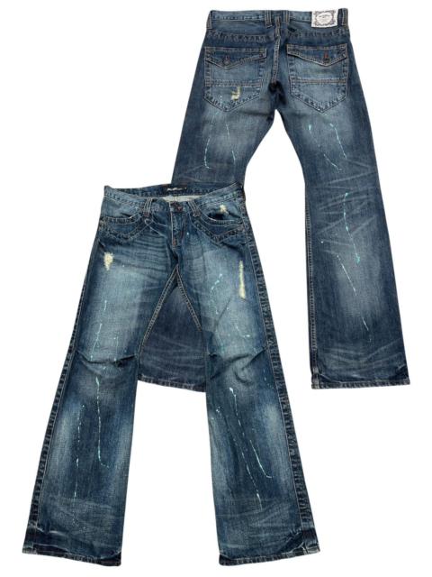 Other Designers Japanese Brand - Root Gothic Japan Lowrise Bootcut Flare Denim Jeans 34x33