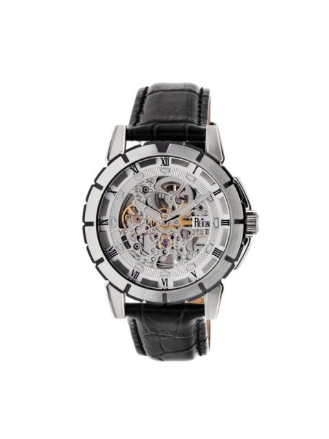 Other Designers Reign Philippe Automatic Silver Skeleton Dial Men's Watch RN4603