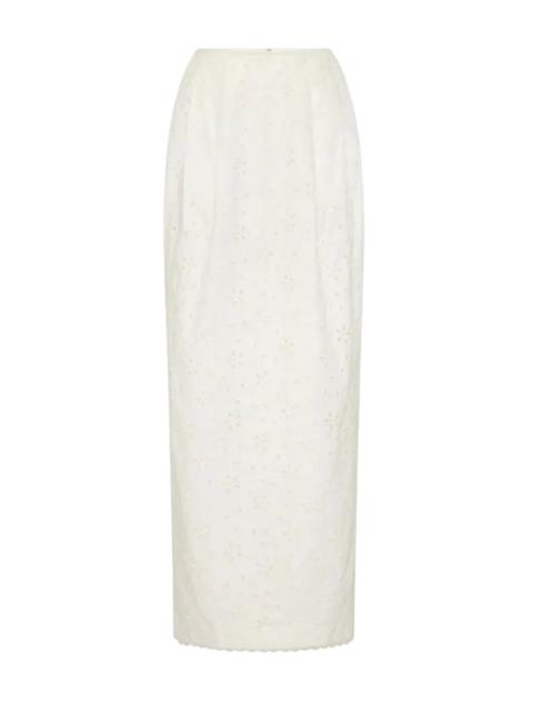 POSSE Salma Skirt in Vintage White