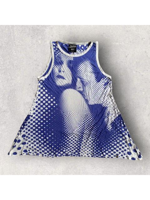 Jean Paul Gaultier JPG Jersey Cotton Dot Tank Top