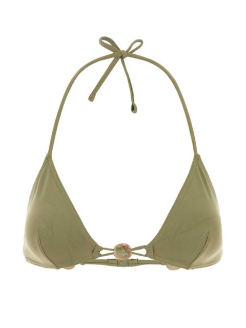ERES Eres Women Sage Green Stretch Nylon Alva Bikini Top