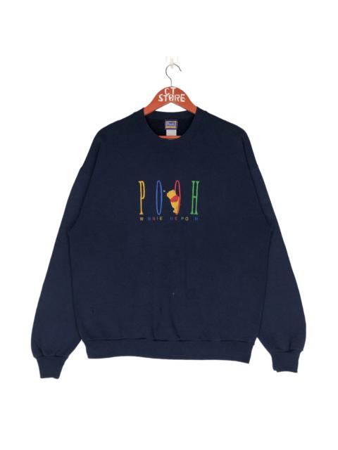 Other Designers Vintage - Vintage 90s Winnie The Pooh Sweatshirt Multicolor Logo