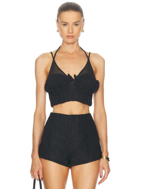 AISLING CAMPS Wave Bra Top