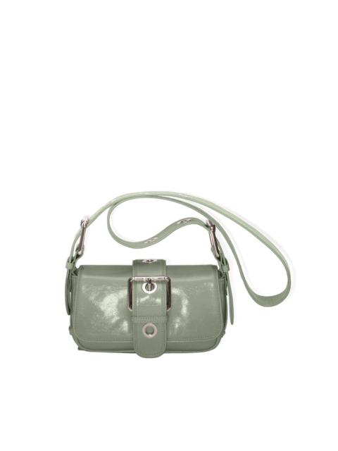 Eloise leather creased shoulder bag