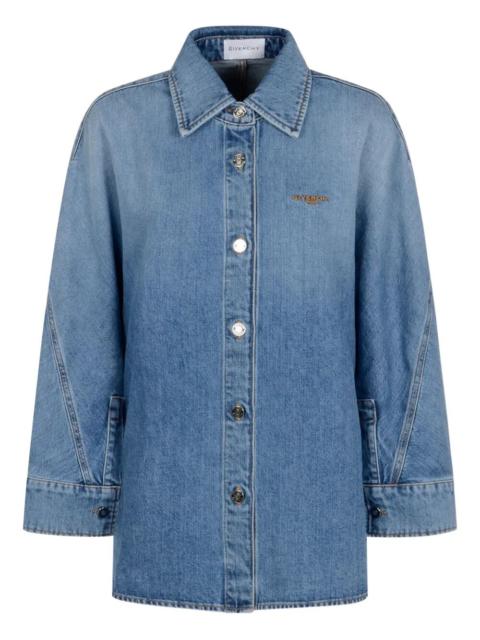 Givenchy Givenchy Women Cocoon Denim Shirt