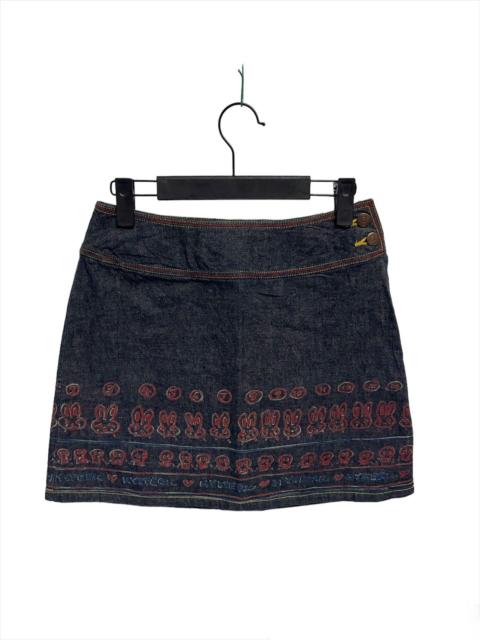 Hysteric Glamour Steals🔥Hysteric Glamour Art Sexy Mini Denim Skirt