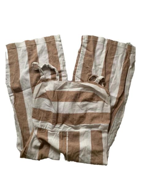 Other Designers & Other Stories Women's White and Tan Jumpsuit