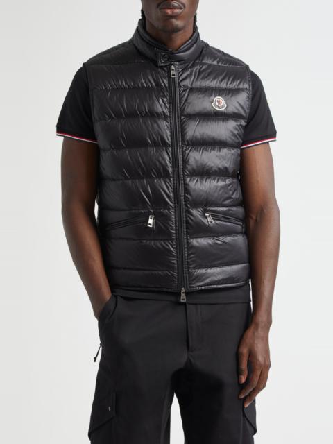 Moncler Moncler Gui Down Puffer Vest in Black/Black at Nordstrom