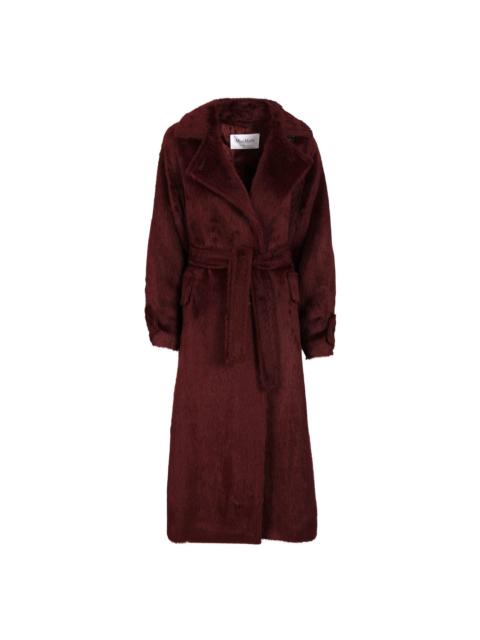 Max Mara Long Coat In Alpaca And Wool