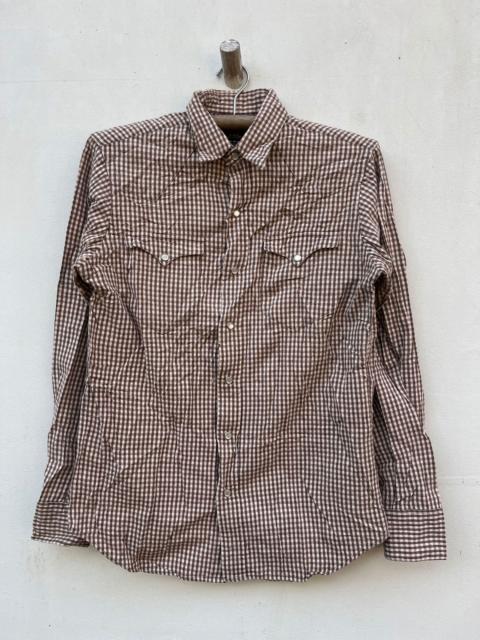 RRL by Ralph Lauren Double RL Long Sleeve Pearl Snap Western Shirt