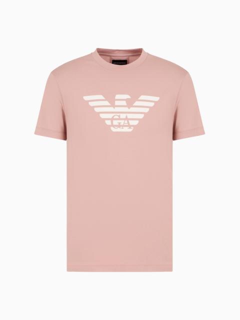 EMPORIO ARMANI Pima-jersey T-shirt with logo print