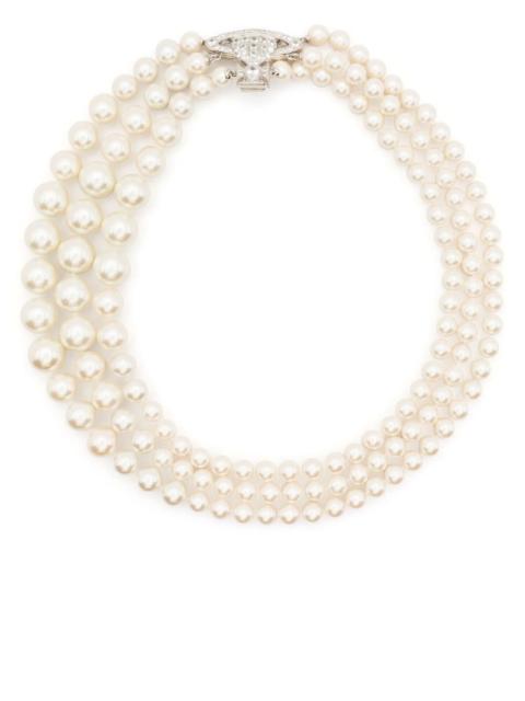 Vivienne Westwood Vivienne Westwood Orb-detail Pearl Necklace