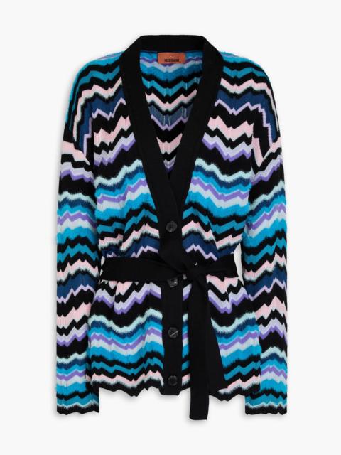 Missoni Brushed crochet-knit cardigan
