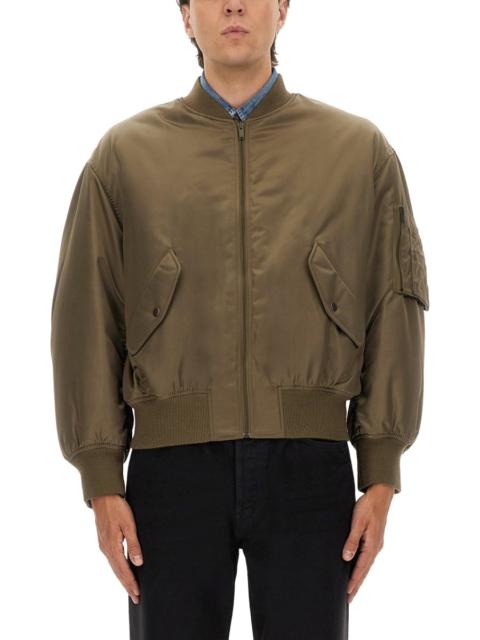 SAINT LAURENT Saint Laurent Men Water-Repellent Bomber Jacket