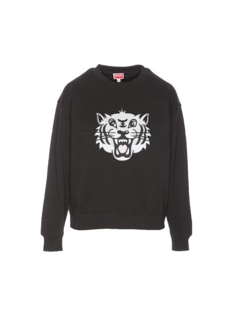 Kenzo Women Kenzo Happy Tiger Embroidered Sweatshirt