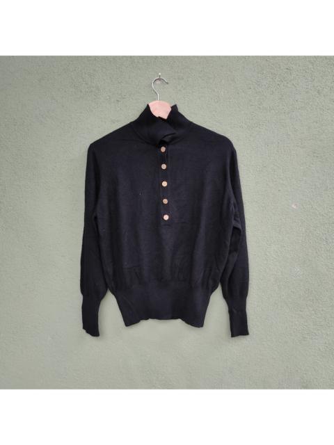 Other Designers Coloured Cable Knit Sweater - Vintage Pierre Balmain Paris Knitwear Sweatshirt Jumper