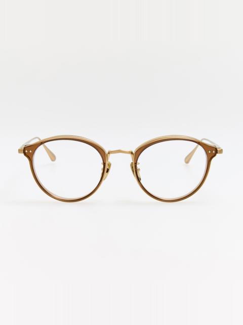 LINDA FARROW Page Optical in Brown