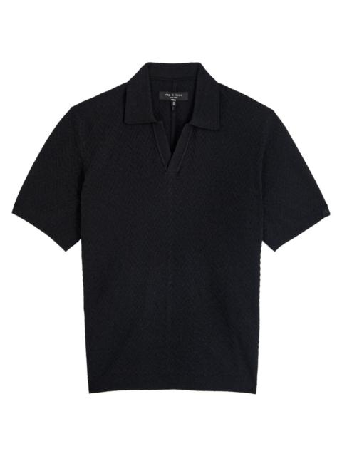 rag & bone Rag & Bone Zuma Terry Polo Shirt