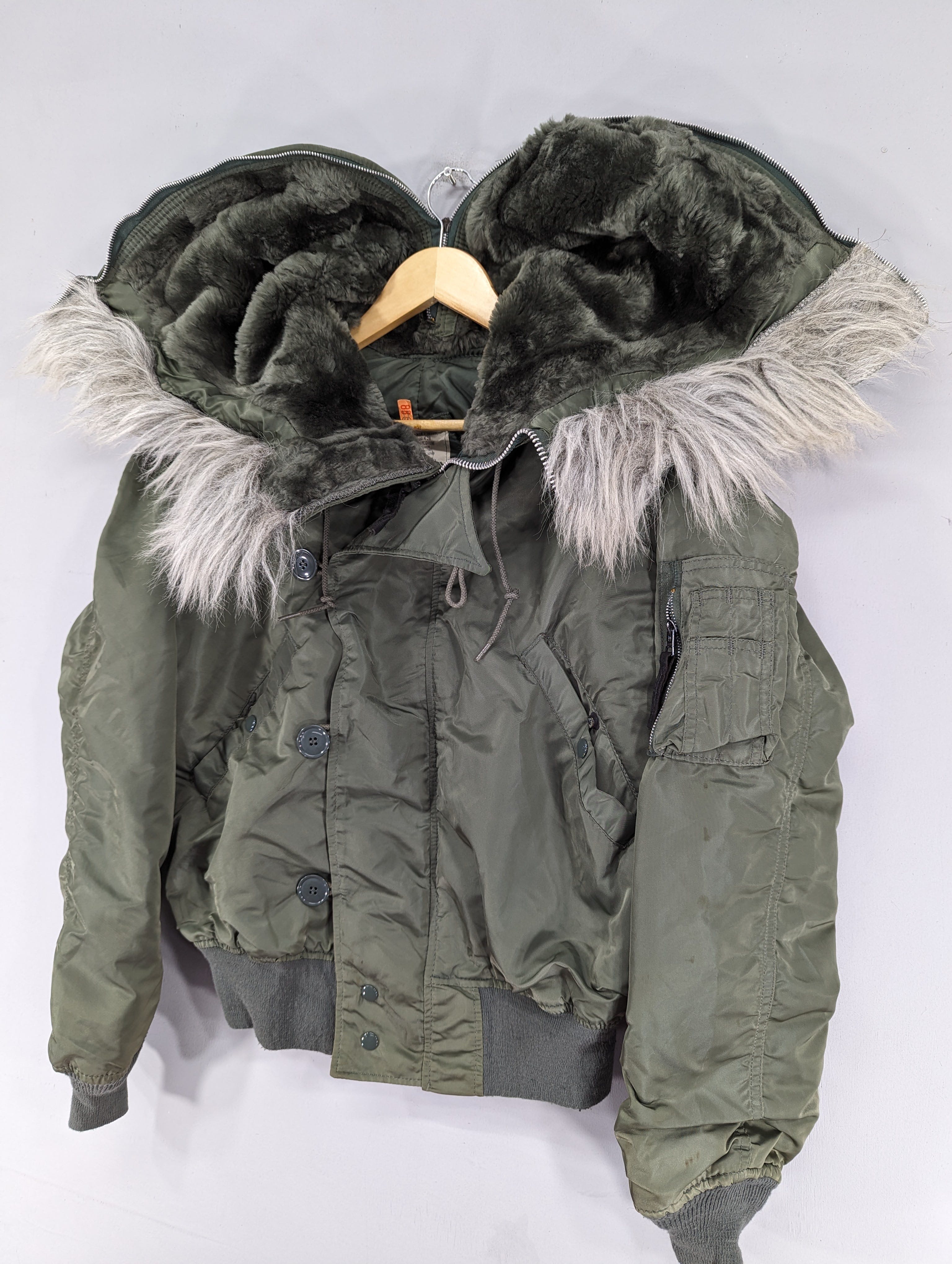 Other Designers 🔥RARE🔥Vintage 80s Alpha Industries N-2B Hood