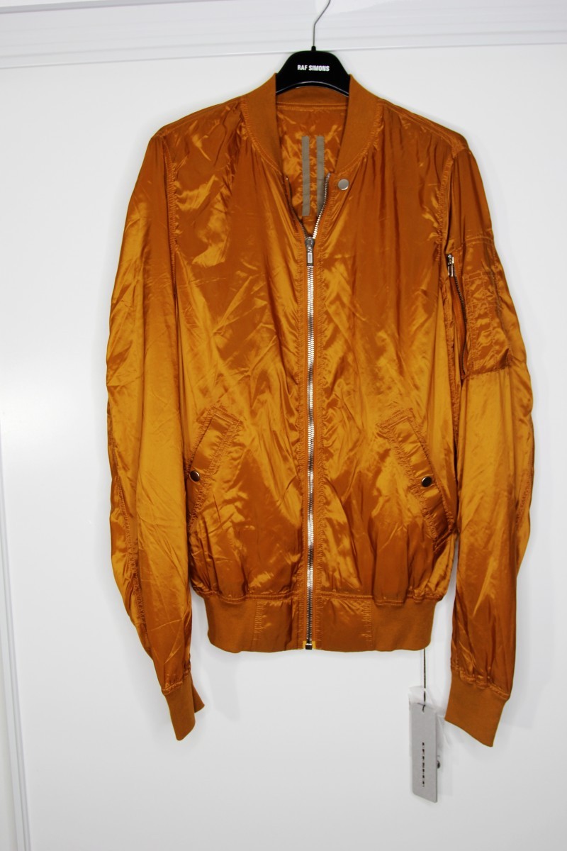 Rick Owens DRKSHDW BNWT SS19 RICK OWENS DRKSHDW NYLON FLIGHT MA-1 JACKET M  | calif | REVERSIBLE