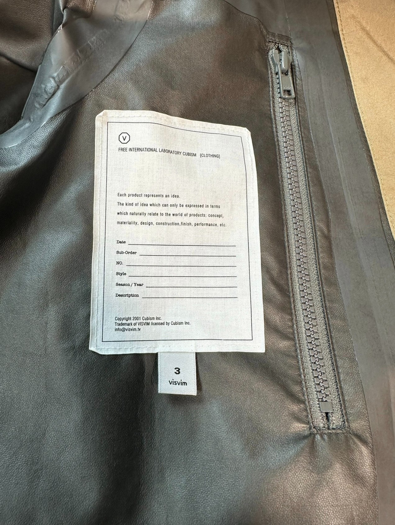 visvim VISVIM 16AW Frank Soutien Coat Gore-Tex 2.5L Gore-Tex 
