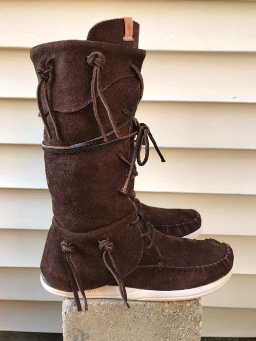 visvim F/W 2016 VISVIM TRAPPER HI FOLK FBT SUEDE MOCCASIN SNEAKER