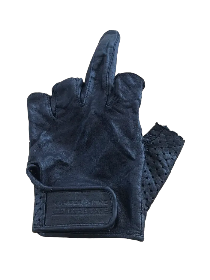 NUMBER (N)INE×JAM  MADE レザーグローブ NUMBER (N)INE Number Nine X Jam Home Made Middle Finger Leather