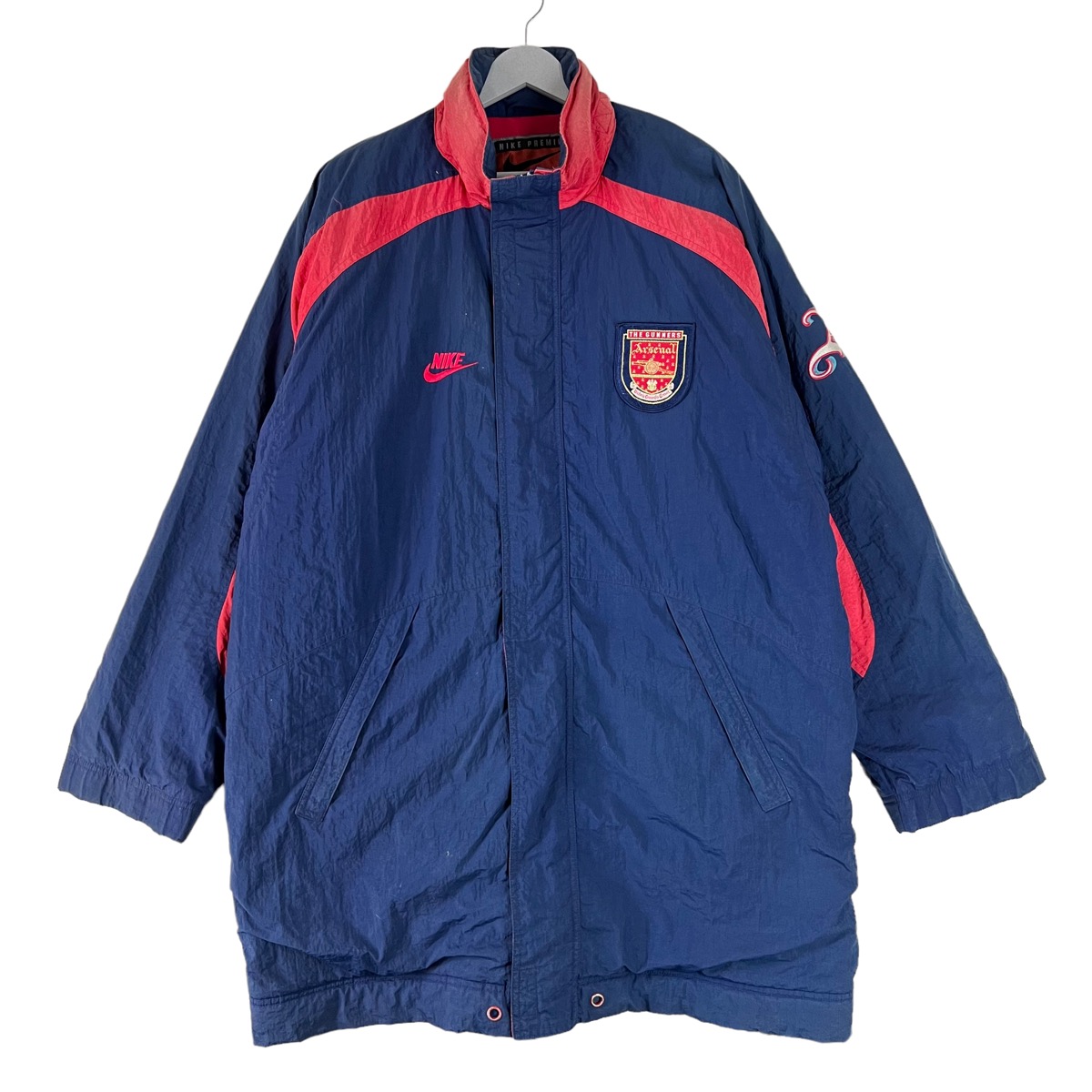 90s　Nike Arsenal ピステ・ウィンドブレーカー ネイビー 90s Nike Arsenal ピステ・ウィンドブレーカー ネイビー - メルカリ