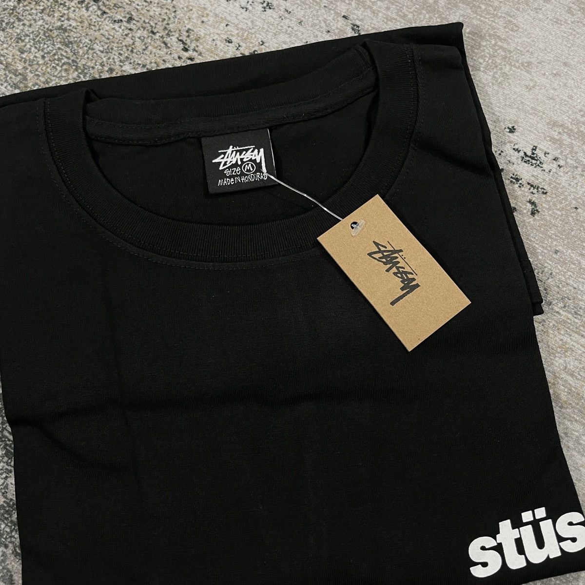 Stüssy STUSSY POPSICLE TEE BLACK // MEDIUM | hlnstuff