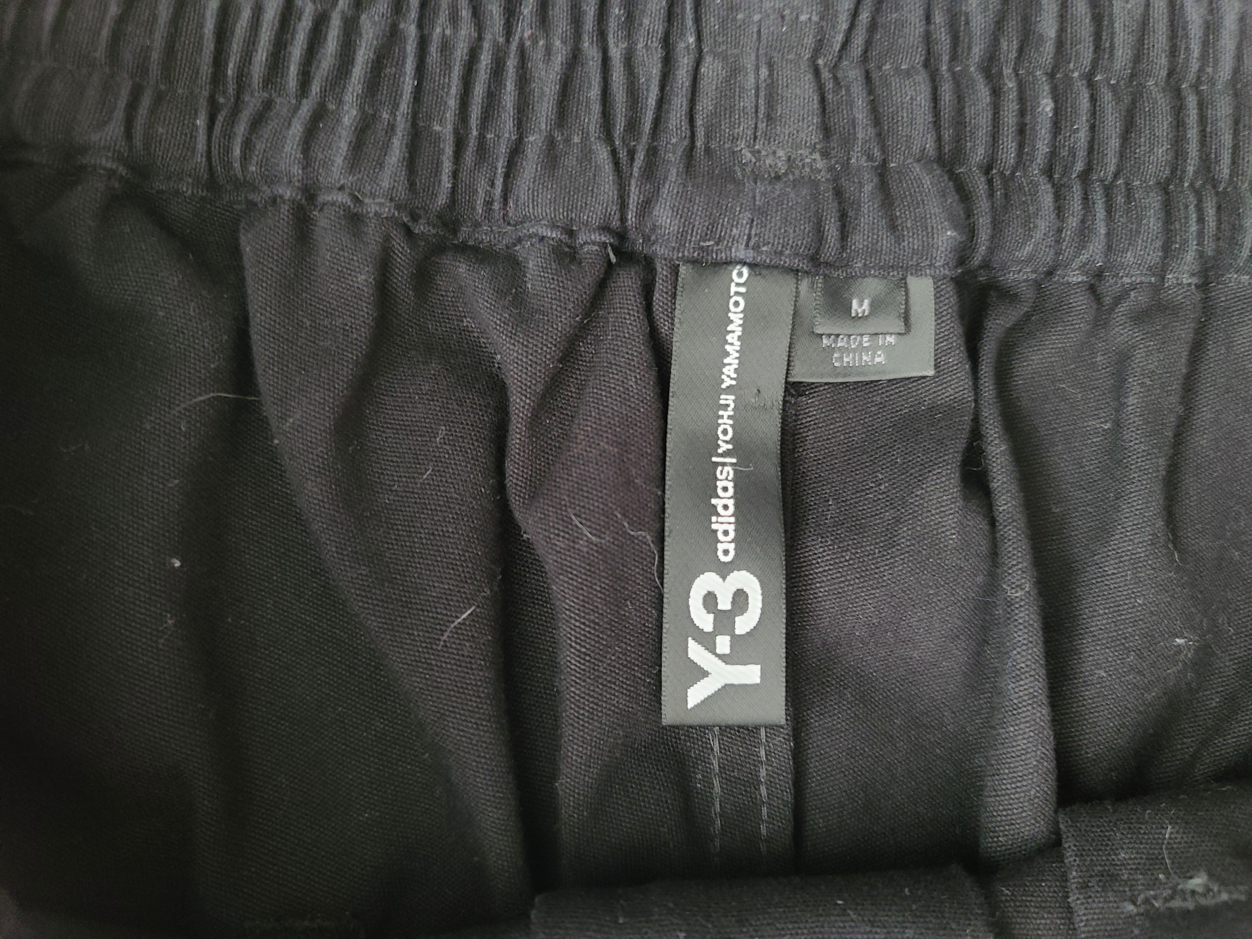 Y-3 M CANVAS WORKWEAR CROPPED PANTS ブラック adidas Y-3 Canvas 【Y