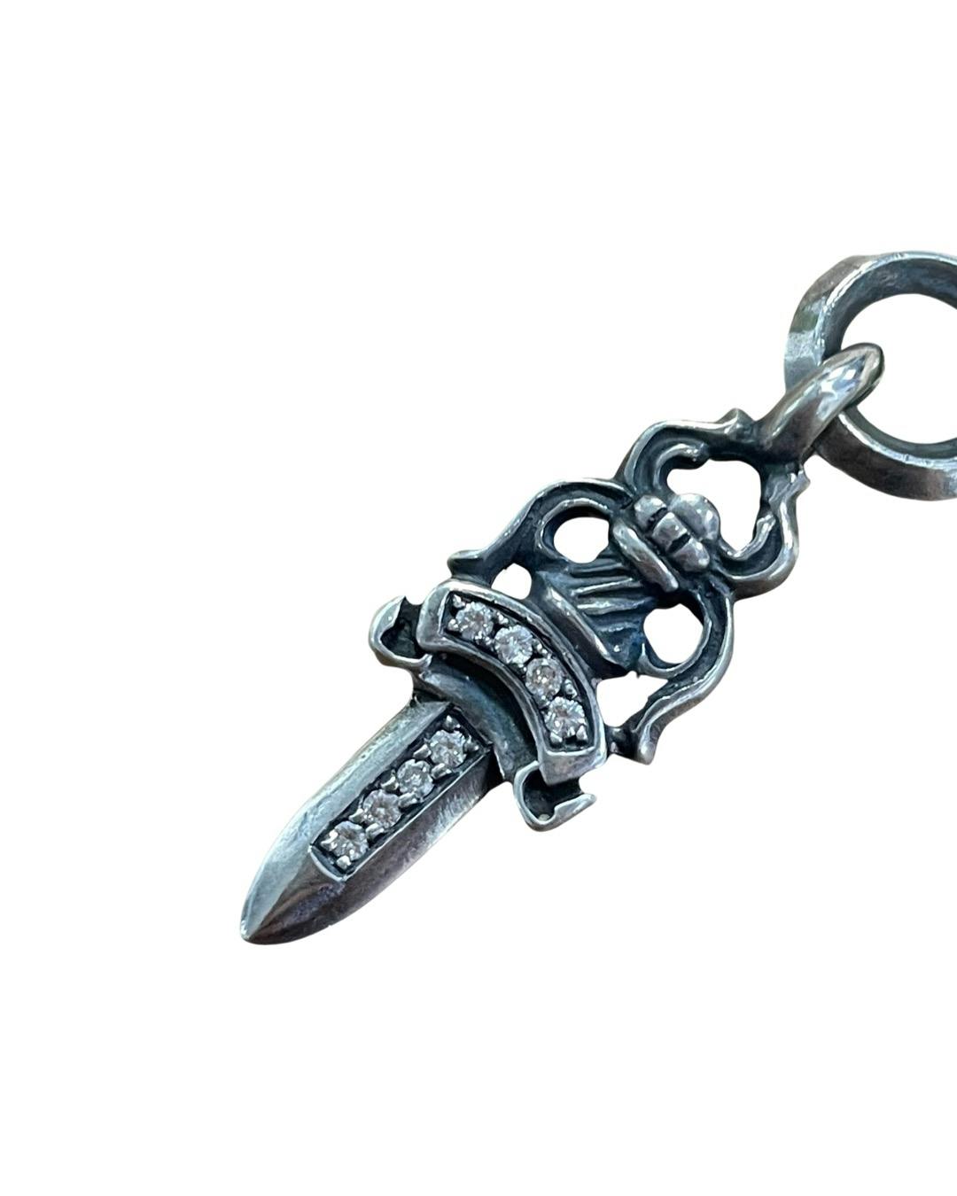 Chrome Hearts Diamond dagger pendant | c99 | REVERSIBLE